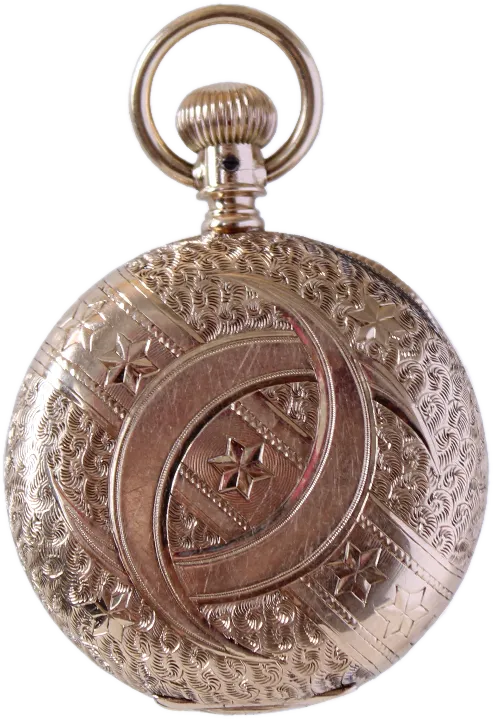 Gold pocket watch