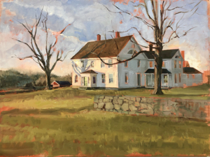 thumbnail of a painting of Ashlawn Farm